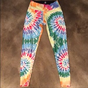 TieDye Feed Me Fight Me Leggings